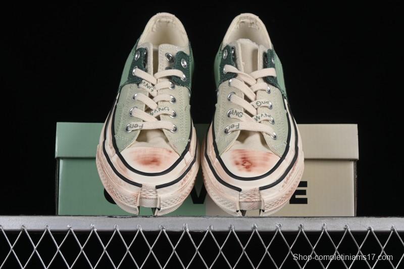 Feng Chen Wang Converse Chuck 70 Low Unisex Deconstructed Canvas Sneakers - A07636C
