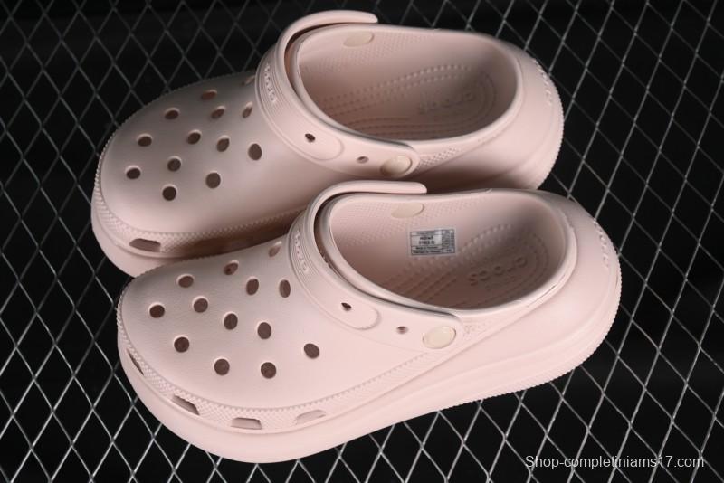 Crocs Classic Puff Summer Two-Way Beach Clogs Sandals - B.D4