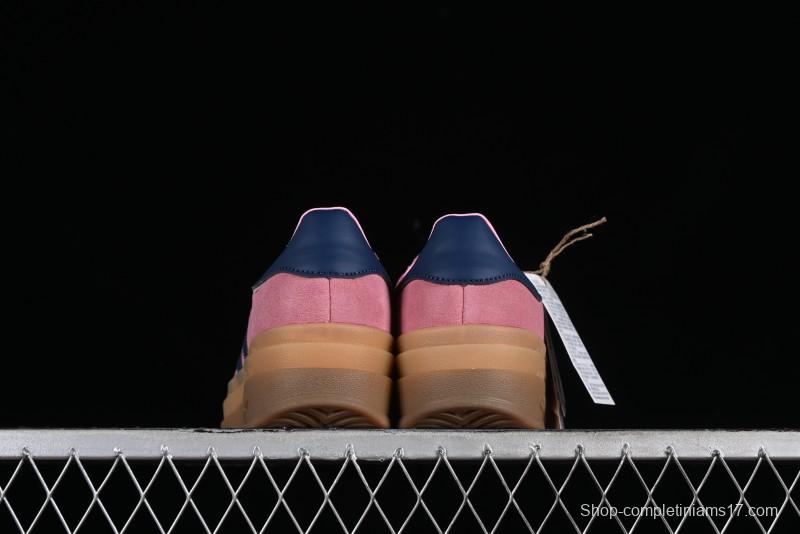 Adidas Originals Gazelle Bold H06122 Low-Top Sneakers with Thick Sole for Casual Wear, Slip-Resistant and Durable