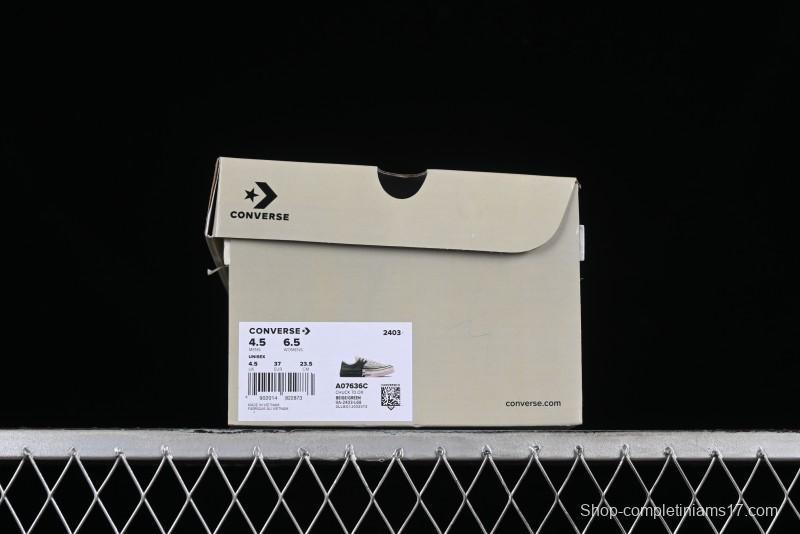 Feng Chen Wang Converse Chuck 70 Low Unisex Deconstructed Canvas Sneakers - A07636C