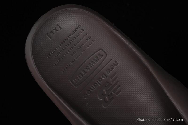 New Balance NB x TAW&TOE Co-branded Brown Ultra-Soft Cloud Cushion Beach Sandals Flip Flops - SD5601GMU