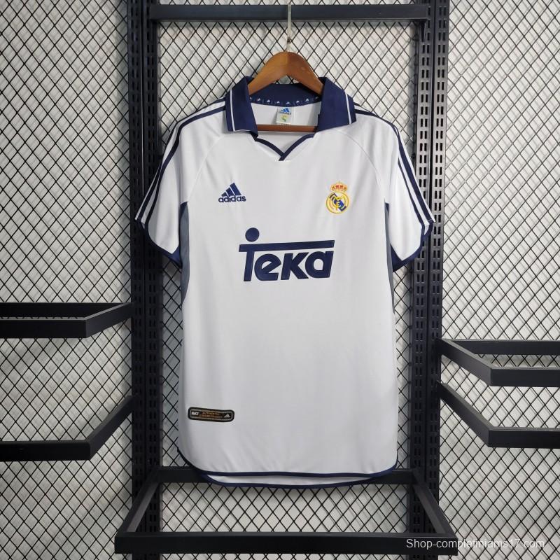 Retro 00/01 Real Madrid Home Jersey