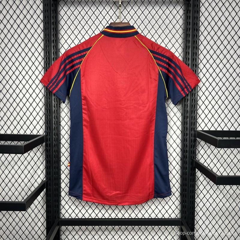 Retro 1998 Spain Home Jersey