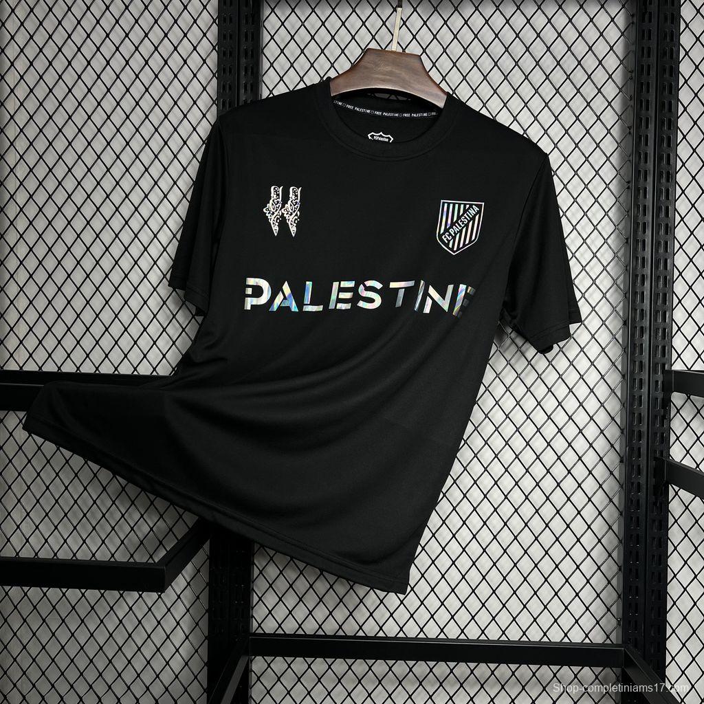 24/25 CD Palestino x Balmain Black T-Shirts