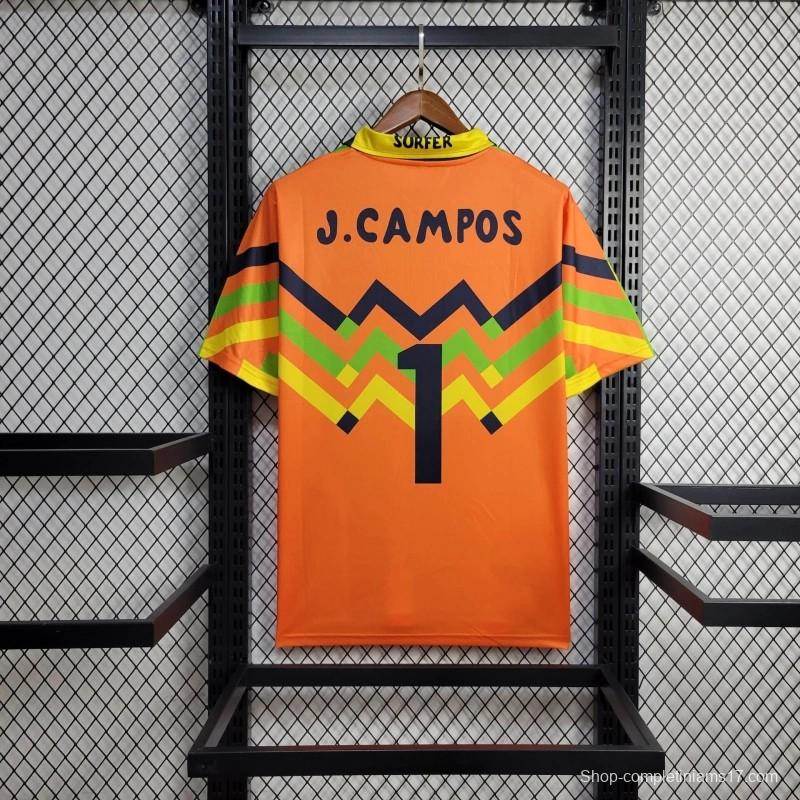 Retro 1994 Mexico Jorge Campos Home Green Goalkeeper