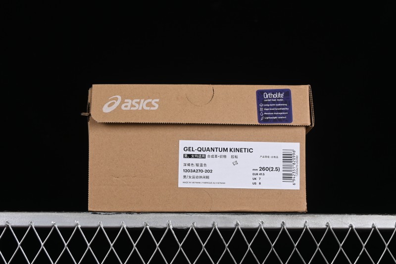 Asics Gel-Quantum Kinetic Retro Casual Sneakers with Thick Sole and GEL Scutoid Technology - 1203A270-202