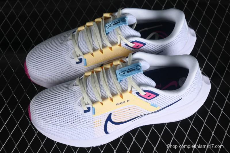 Nike Air Zoom Pegasus 40 Breathable Mesh Running Shoes - DV3853-105
