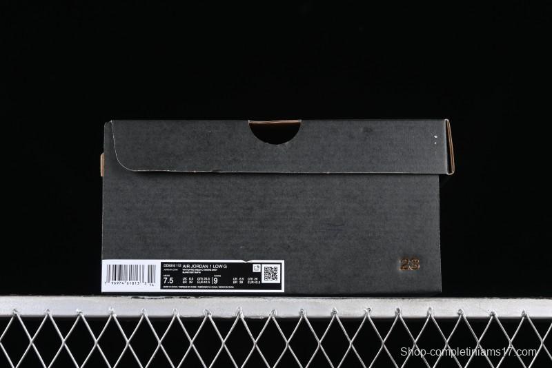 Nike Air Jordan 1 Low Golf Shoes Grey White Green - DD9315-112