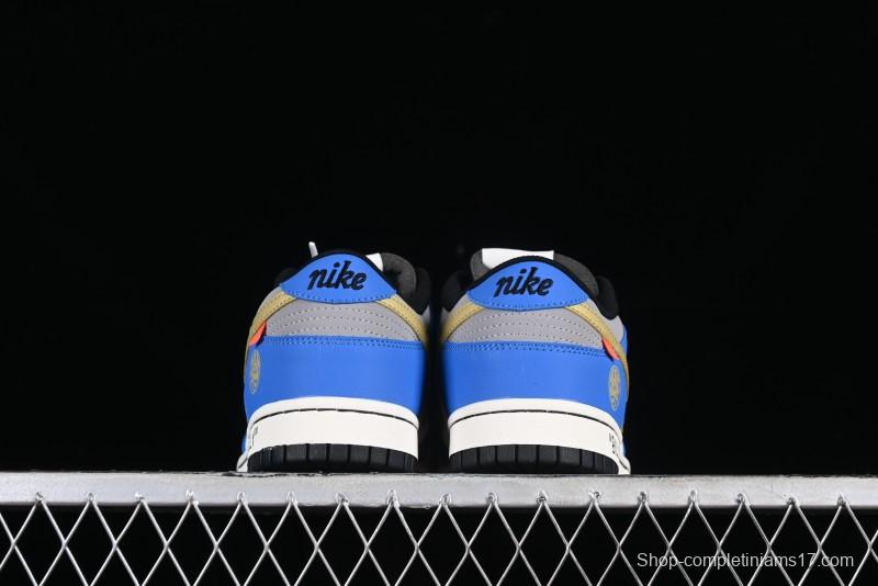 Nike SB Dunk Low Power Rangers Triceratops Colorway Low-Top Casual Skateboarding Shoes - ZZ1998-007