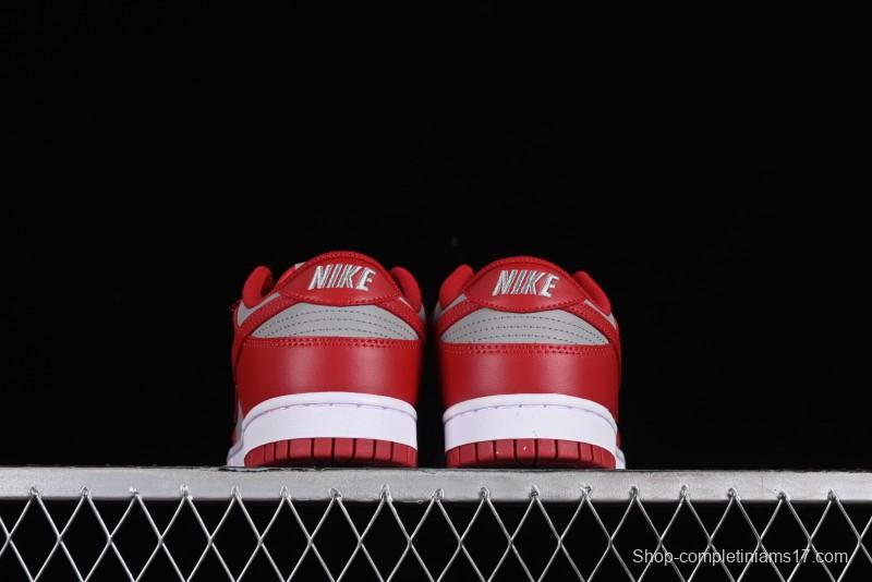 Nike SB Dunk Low Grey Red Colorway Low-Top Casual Skateboarding Shoes - CW1590-0002