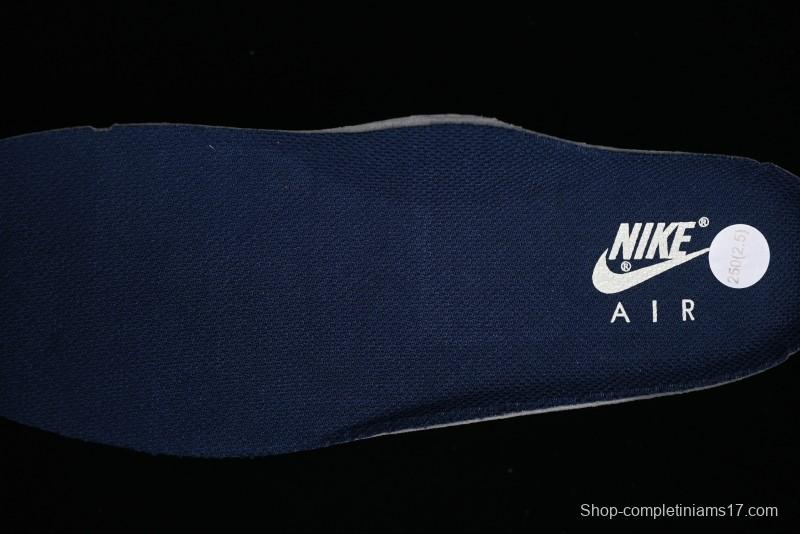 Nike Undefeated Air Force 1'07 Low Casual Sneakers in Deep Blue with Custom Leather and Reflective Details - UN2395-522