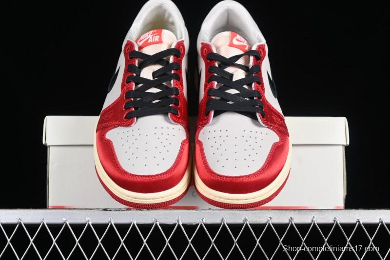 Nike Trophy Room x Jordan 1 Low OG "Away" Casual Sneakers - FN0432-100