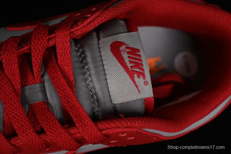 Nike SB Dunk Low Grey Red Colorway Low-Top Casual Skateboarding Shoes - CW1590-0002