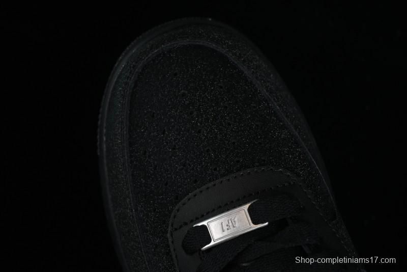 Nike Air Force 1 '07 Low Casual Sneakers in Black Starry Sky - CW2288-015