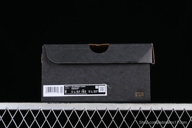 Nike Air Jordan 1 Low Golf Shoes White with Gum Sole - DD9315-111