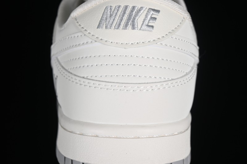 Nike SB Dunk Low LV Collaboration - Double Swoosh Beige Grey Anniversary High-End Custom Low-Top Casual Sneakers - FC2025-306