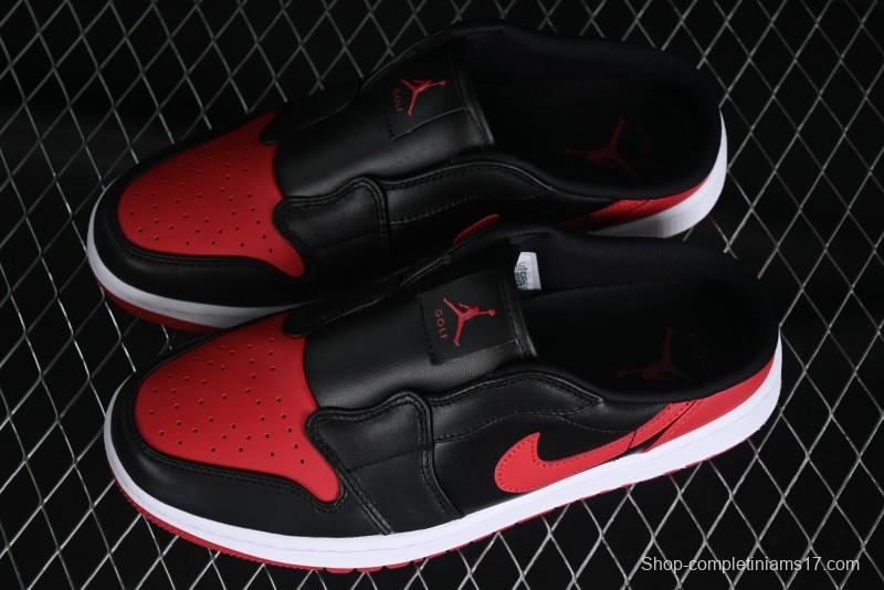 Nike Air Jordan 1 Mule Golf Shoes with Memory Foam and Rotational Traction Outsole - FJ1214-001