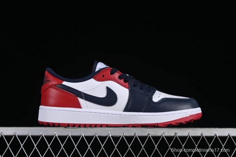 Nike Air Jordan 1 Low Golf Shoes Black Toe - DD9315-113