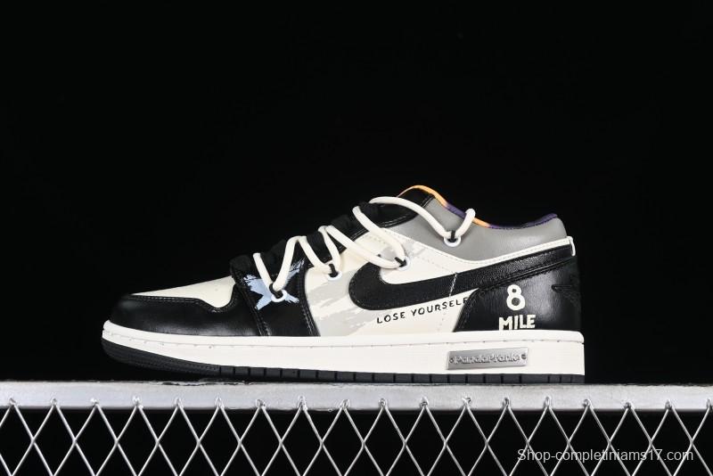 Nike Air Jordan 1 Low AJ1 Panda Prank Hip-Hop Theme - Big Shots Casual Sneakers