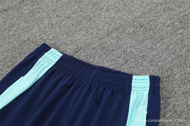 24/25 Arsenal Blue Half Zipper Jacket+Long Pants