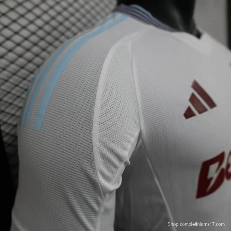 24/25 Player Version Aston Villa Away Jersey