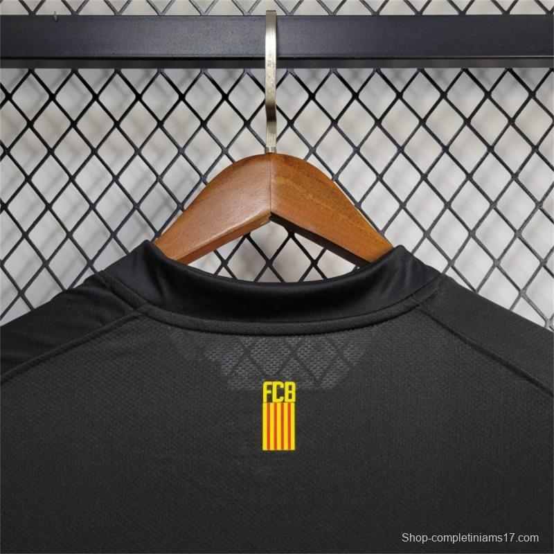 11/12 Retro Barcelona Away Long Sleeve Jersey