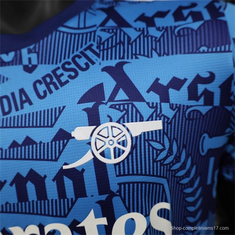 25/26 Player Version Arsenal Match Training Blue Jersey