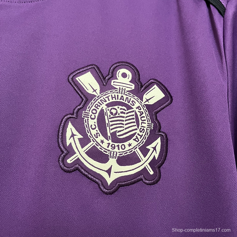 25/26 Corinthians Training Jersey Purple Jersey S-XXXXL