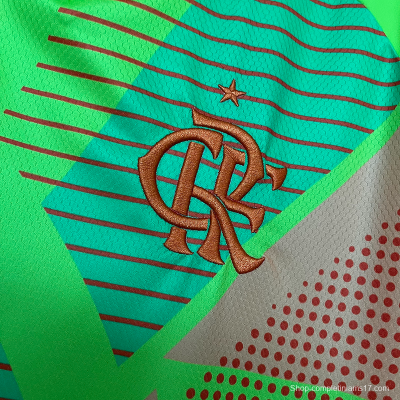 25/26 Flamengo Goalkeeper Fluorescent Green Jersey S-XXXXL
