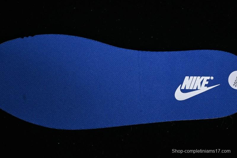 Nike SB Dunk Low Casual Skate Shoes in Black, White, and Blue - FQ8826-100