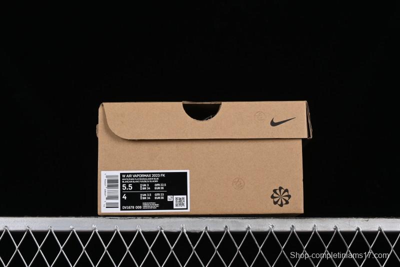 Nike Vapormax 2023 Flyknit Breathable Casual Running Shoes with Full-Length Air Cushion - DV1678-009