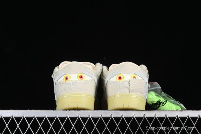 Nike SB Dunk Low "Mummy" Skateboarding Shoes with Mummy-Inspired Design - DM0774-111
