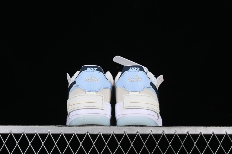 Nike Air Force 1 Shadow Lightweight Elevated Low-Top Versatile Sneakers - DZ1847-107