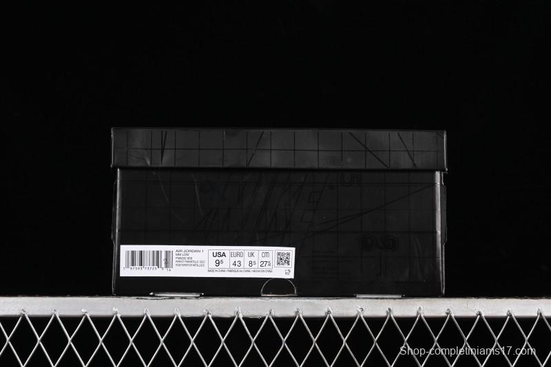 Nike Air Jordan 1 Low "Method of Make" Casual Sneakers with Woven Detailing - FN5032-600