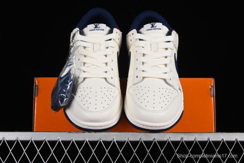 Nike SB Dunk Low LV Collaboration Anniversary High-End Custom Low-Top Casual Sneakers - XX2025-313