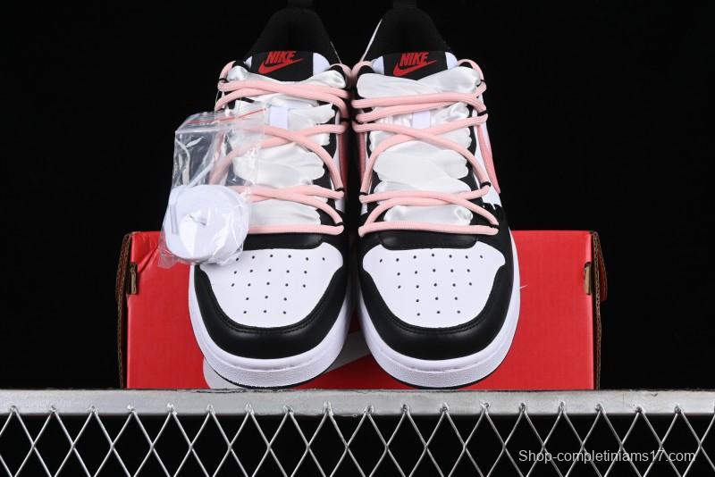 Nike Court Borough Low 2 Sneakers in Cool Blackberry with Sweet & Spicy Design - BQ5448-110