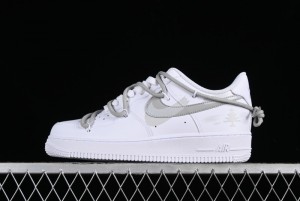 Nike Air Force 1 '07 Low Custom Anime Theme Spray-Painted Swoosh Casual Sneakers - ZH0316-016