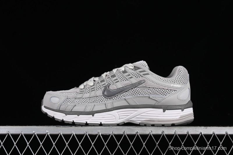 Nike P-6000 Prm Retro Casual Sneakers with Lightweight Design - FN6837-012
