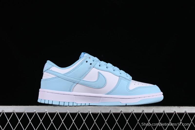 Nike Dunk Low Retro SB Casual Sneakers in Ice Blue Colorway - DV0833-104