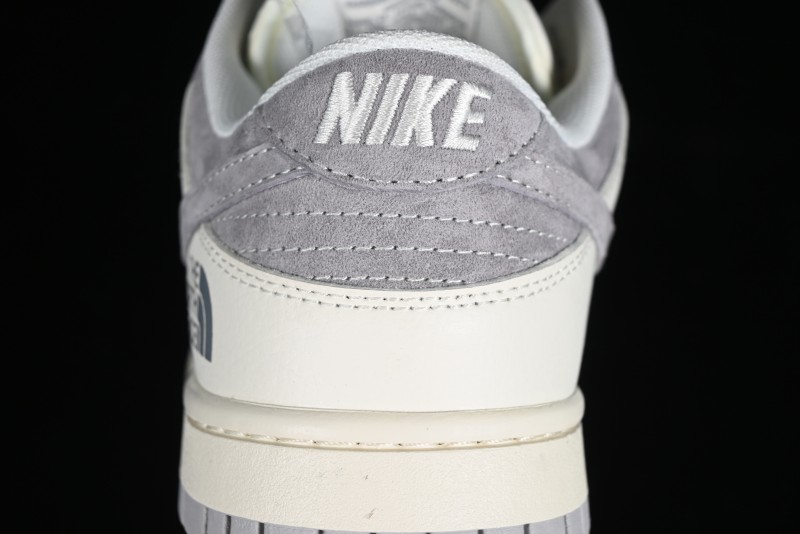 Nike SB Dunk Low The North Face Collaboration - Beige Suede Anniversary High-End Custom Low-Top Casual Skate Shoes - XD6188-020