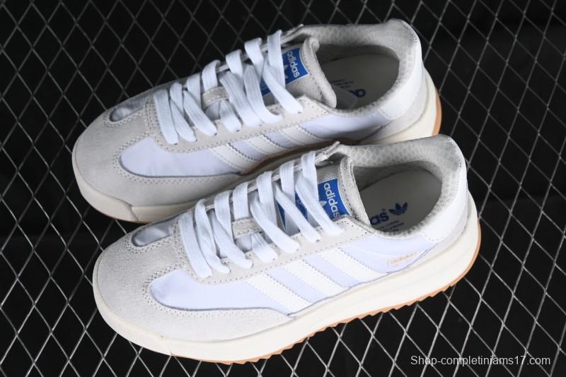 Adidas Originals SL 72 Retro Running Shoes with Nylon Upper and Suede Accents - ID1031