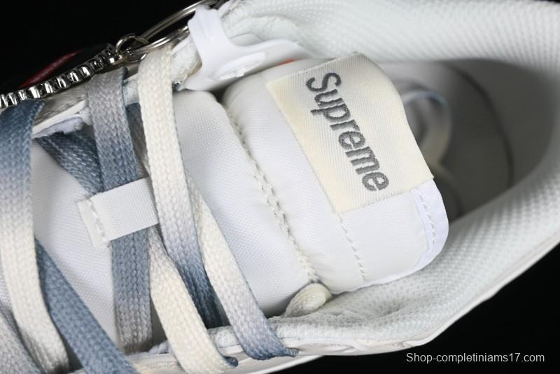 Nike SB Dunk Low Supreme Collaboration - Double Swoosh Anniversary Customized Low-Top Casual Sneakers - BB8675-105