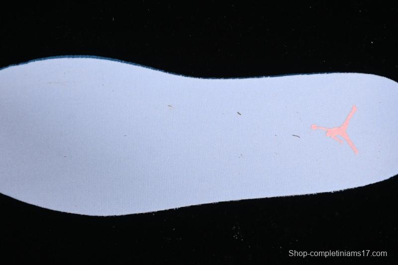 Nike Air Jordan AJ1 Mid Basketball Shoes in White Pink - FN7432-161