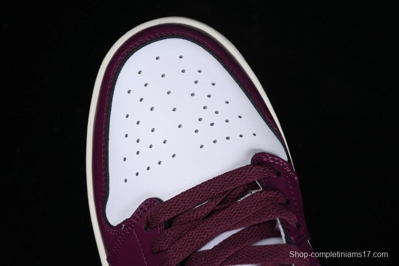 Nike Air Jordan 1 Low AJ1 White Rose Pink Low Top Casual Sneakers DC0774-161