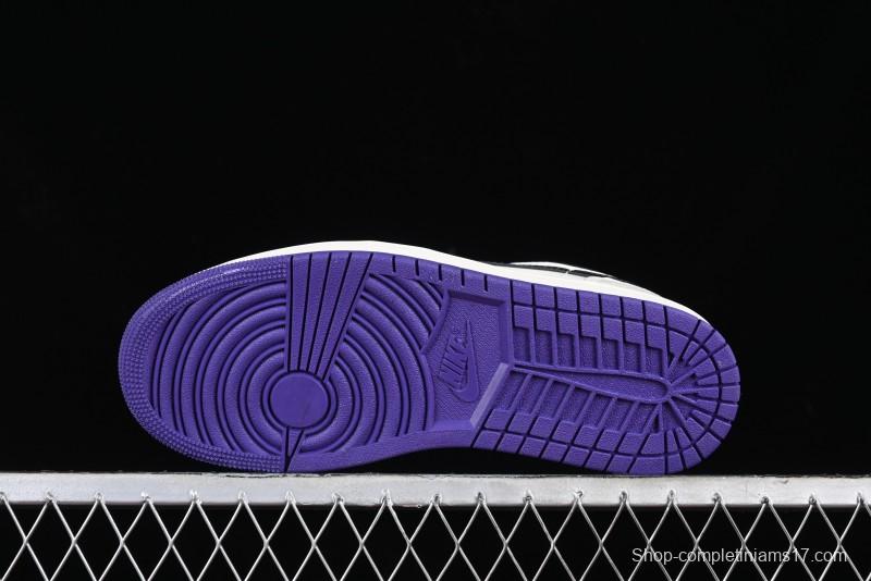 Nike Air Jordan 1 Low "Purple" Casual Sneakers - HF5759-101