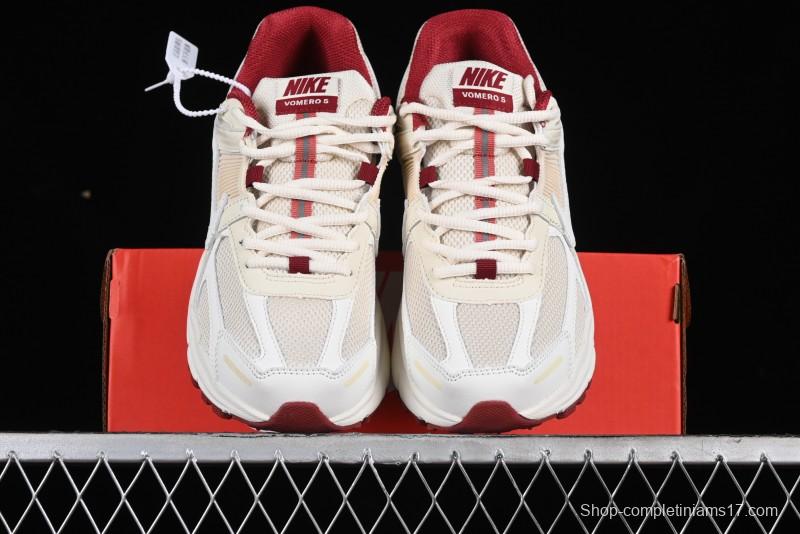Nike Zoom Vomero 5 Retro Casual Running Shoes with EVA Midsole Cushion - HF0737-111