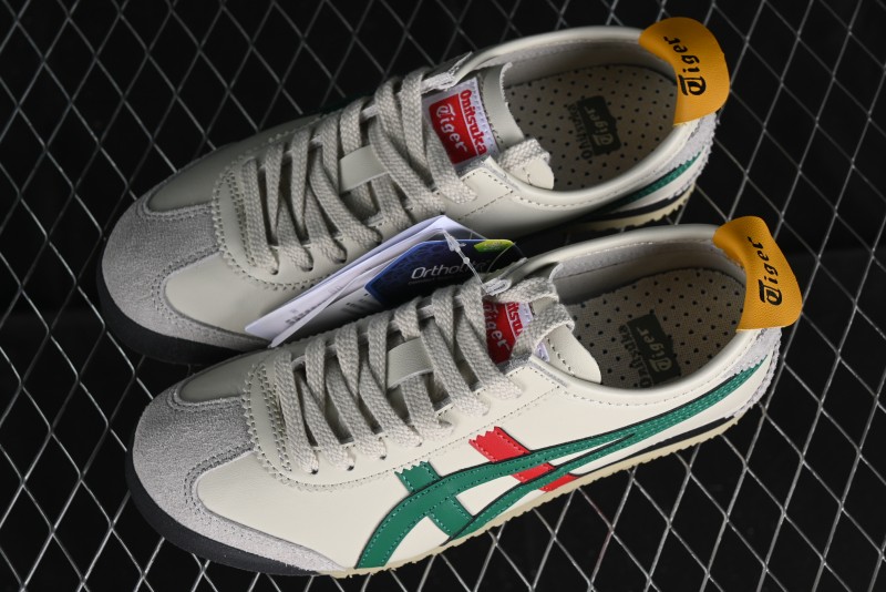 Onitsuka Tiger Mexico 66 Low-Top Leather Running Shoes - 1183C102-201