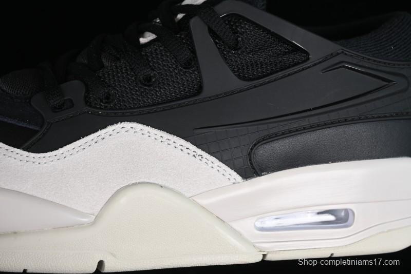 Nike Air Jordan 4 Remastered Sneakers in Black, Light Bone, and Dark Gray - FQ7939-001