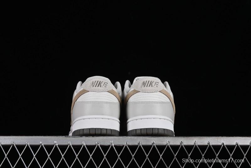 Nike Dunk Low SB Casual Sneakers in Light Grey/Khaki - FJ4188-001