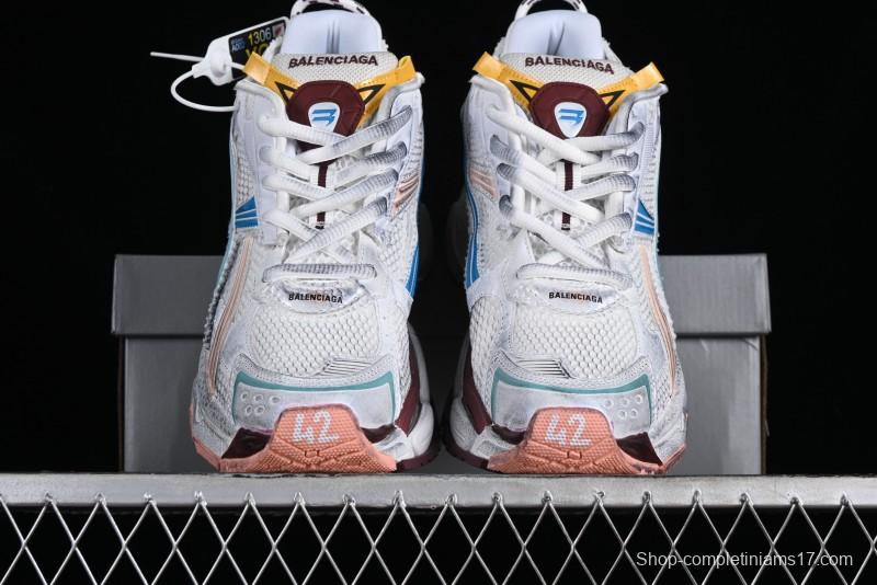 Balenciaga Runner Kith Four Color Retro Casual Sneakers - W3RBMU9754